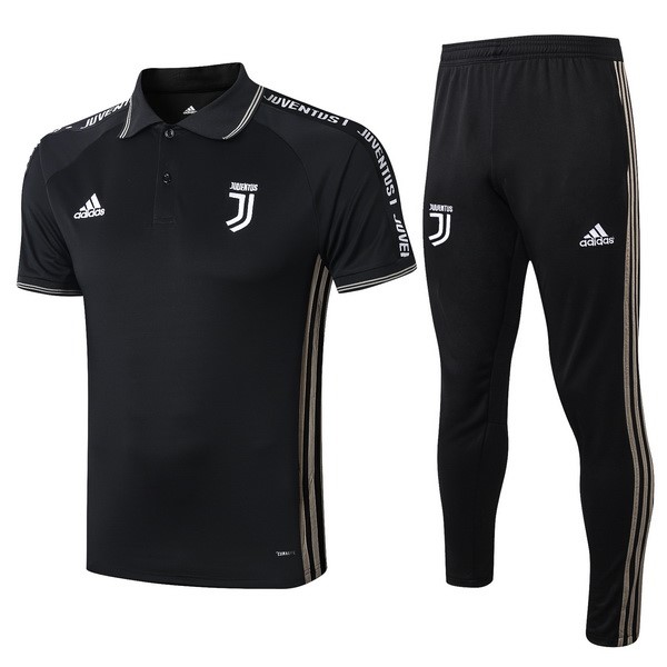 Polo Ensemble Complet Juventus 2019-20 Jaune Noir